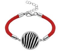 Pinto Feather Design Lucky Red String Bracelet Rope Bracelet Handmade