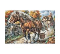 Pinto Horse 1000 Piece Jigsaw Puzzle for All Ages Idea Dad Hobby Smooth Edges Stress Relief Home Decor 1000 PCS