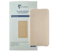 PintoMed Sterile Non-Adhesive PU Foam Dressing Without Edge 10cm x 20cm Box of 5 Dressings Absorbent for the Treatment of Chronic and Acute Wounds