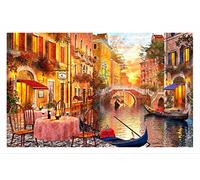 Pintoo Jigsaw Puzzles 1000 Piece for Adults - Dominic Davison - Venetian Sunset - Easy Storage Snug Interlocking Plastic Puzzle No Glue Required [H2248]