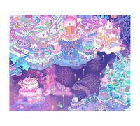 Pintoo Jigsaw Puzzles 2000 Piece for Adults - Lai Jiashan - Starry Land Beautiful Plastic Puzzle for Home Decor Zero Dust Easy Storage [H2845]