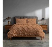 Home Sweet Home UK Pintuck King Size Duvet Cover Sets Soft PolyCotton Duvet Cover Sets Kingsize With Button Closure Non-Iron Easy Care Bedding With Matching Pillowcase