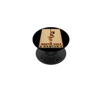 Pinup Girl Dancer Dancing Santa Vintage Christmas Dirty Xmas PopSockets Adhesive PopGrip