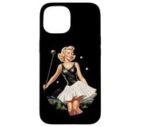 Pinup Girl Golfer Golf Vintage Case for iPhone 15