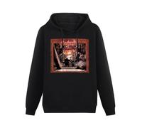 PINWEI Magnum On A Storytellers Night Men Black Cotton Hoodies Print Unisex Sweatshirts M