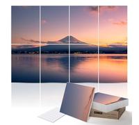 PINWELIFE® Wall Art Acoustic Panels, Sound Proof Absorbing Panels for Home/Office, Decorative Absorbing Dampening, Noise and Echo Cancelling, 120x80cm (Mt. Fuji)