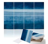 PINWELIFE® Wall Art Acoustic Panels, Sound Proof Absorbing Panels for Home/Office, Decorative Absorbing Dampening, Noise and Echo Cancelling, 120x80cm (Blue Lake)