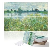 PINWELIFE® Wall Art Acoustic Panels, Sound Proof Absorbing Panels for Home/Office, Decorative Absorbing Dampening, Noise and Echo Cancelling, 120x80cm