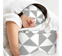Pinwheel Triangles Print Sleep Eye Mask Comfortable Sleeping Mask