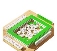 Pinyin Mahjong Learning Game Set - 23.5x19.5x7.2cm 116 Tiles Educational Chinese Mandarin Puzzle Toy | For Kids Classroom Homeschool Family Activities With Dice And Accessories