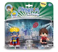 Pinypon Action 700014492 Pack Of 2 Figurines Superhero And Footballer