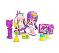 Pinypon - by PINY, Art Class, playset Scenario Fine Arts and Accessories such as the PINY Institute of New York Series, 1 Lilith Figure, for boys and girls From 4 years, Famous (PNP04200)