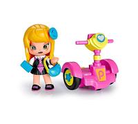 Pinypon - by PINY, Dareway with Julia, Michelle doll from the PINY Institute of New York Series, with her Pink Segway and 2 Accessories, for boys and girls from 4 years, Famous (PNP01200)