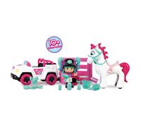 Pinypon Let´s Go! Pony Trailer Figure Pink