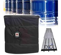 PioMue 110V/220V IBC Drum Heater, Metal Oil Drum Heater, Electric Drum Heating Blanket,Waterproof Insulation Materials,for Oil Drums, Pipes, Water Tanks Black-120℃1000L