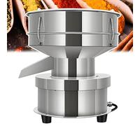 PioMue 304 Stainless Steel Electric Sieve Shaker - 50W 1350RPM Automatic Vibrating Sieve, Professional Powder Screening Machine for Flour Cocoa Icing Sugar 15CM-2Meshes1Lid