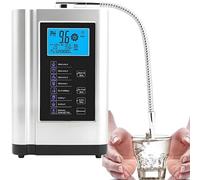 PioMue Alkaline Water Machine, Ionized Water Machine, 7 Water Settings, ORP up to -500 mV, Automatic Cleaning,PH 3.5-10.5 Alkaline Acid Water Machine Ideal for Home Kitchens Silver