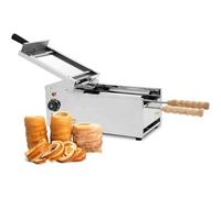 PioMue Commercial Chimney Cake Machine Oven, 1600W Electric Chimney Bread Roll Grill Maker with 2 Roller, Temperature Adjustable for Restaurant Home Kitchen Snack Bar