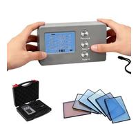 PioMue Digital Glass Thickness Gauge, Optical Handheld Meter for Laminated & Insulated Glass, Measures Up to 70mm & Air Gap, Measurement Accuracy ±0.1mm