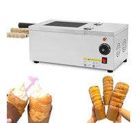 PioMue Electric Chimney Cake Baking Machine, 1600 W Fireplace Cake Oven, Temperature Control 50-300℃,for Ice Cream Cones and Chimney Pastry