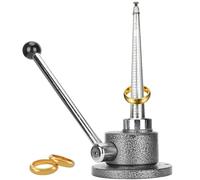 PioMue Iron Coin Jewelry Making Machine Forming Repair, Iron Ring Stretcher Expander with Four Scales Sizes for Resizing Rings Sizes,Accessory for Crafts and Jewelry Making