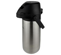 Pioneer Flasks Stainless Steel Lever Airpot Coffee Dispenser Conference Event Flask, 1.9 litres, Silver