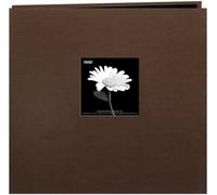 Pioneer 12 x 12-inch Book Cloth Cover Post Bound Album, Brown