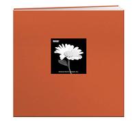Pioneer 12 x 12-inch Book Cloth Cover Post Bound Album, Orange