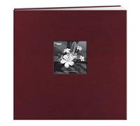 Pioneer 12 x 12-inch Cranberry Silk Post Bound Album, Red