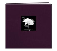 Pioneer 12 x 12-inch Fabric Frame Post Bound Scrapbook, Sweet Plum