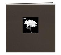 Pioneer 12 x 12-inch Fabric Frame Post Bound Scrapbook, Warm Mocha