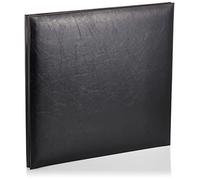 Pioneer 12 x 12-inch Leatherette Post Bound Album, Black