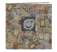 Pioneer 12 x 12-inch Travel Stickers Travel Post Bound Album, Multi-Colour