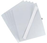 Pioneer 12 x 15-inch Post Bound Top-Loading Page Protectors with White Inserts, Pack of 5, Transparent