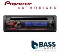 Pioneer 4x50 Watts USB CD MP3 AUX Car Stereo Radio Player VW Blue Dash Display