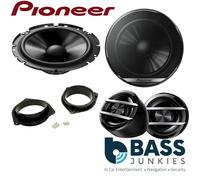 Pioneer 600 Watts Component Rear Door Car Speakers Kit For Nissan Navara D40