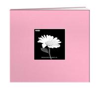Pioneer 8 Inch by 8 Inch Postbound Frame Cover Memory Book, Dreamy Pink
