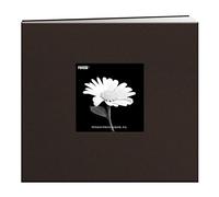 Pioneer 8 x 8-inch Book Cloth Cover Post Bound Album, Brown