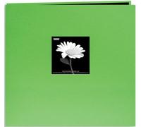 Pioneer 8 x 8-inch Book Cloth Cover Post Bound Album, Citrus Green