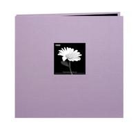 Pioneer 8 x 8-inch Book Cloth Cover Post Bound Album, Misty Lilac