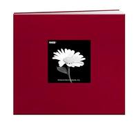 Pioneer 8 x 8-inch Book Cloth Cover Post Bound Album, Red