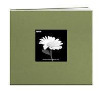 Pioneer 8 x 8-inch Book Cloth Cover Post Bound Album, Sage Green