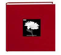 Pioneer 9 x 9-inch Cloth Photo Album with Frame, Apple Red