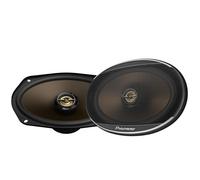 Pioneer A-Series MAX TS-A693FH, 2-Way Coaxial Car Audio Speakers, Full Range, Clear Sound Quality, Easy Installation and Enhanced Bass Response, Full Gold Colored 6” x 9” Oval Speakers