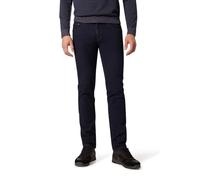 PIONEER AUTHENTIC JEANS Ron Men's Jeans, Regular Fit, Raw/Unwashed Washed, Blue/Black 6377 6800, 36 W/32 L