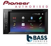 PIONEER AVH-A240BT 6.2" Double Din USB Bluetooth CD DVD iPhone Car Stereo Screen