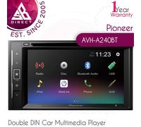 Pioneer AVH-A240BT Double DIN Car Multimedia Player│Bluetooth│Radio│USB│Aux-In