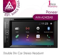 Pioneer AVH-A240DAB 6.2" 2-DIN CD DVD Car Stereo Media Player│BT│DAB-DAB+ Radio
