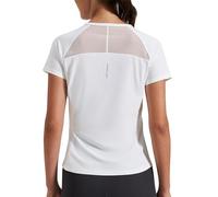 Pioneer Camp Activewear Gym Tops for Women Lightweight Quick Dry Back Mesh Shirts Gym Training Yoga Pilates，White;XL