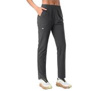 Pioneer Camp Ladies Joggers Breathable Lightweight Jogging Womens Quick Dry Drawstring Sweatpants Tracksuit Bottoms Trousers with 3 Pockets UPF50+ for Hiking Outdoor(Grey;XXL)